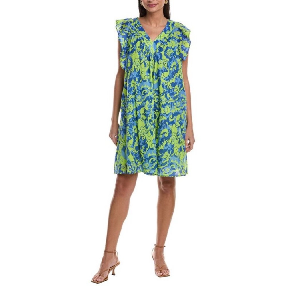 NWT Ro’s Garden Flutter Sleeve Dress Medium